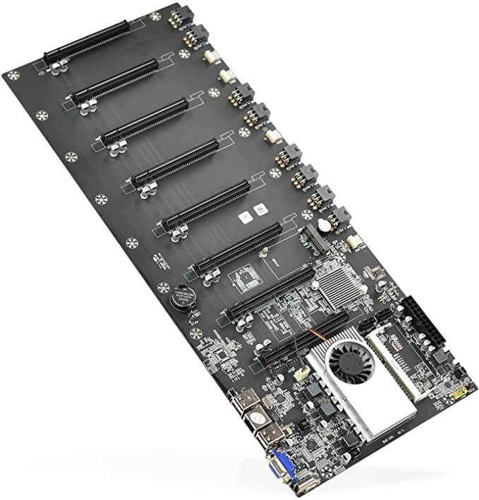 MotherBoard: BTC-T37(Built in PCI-e Connectors & CPU) for mining