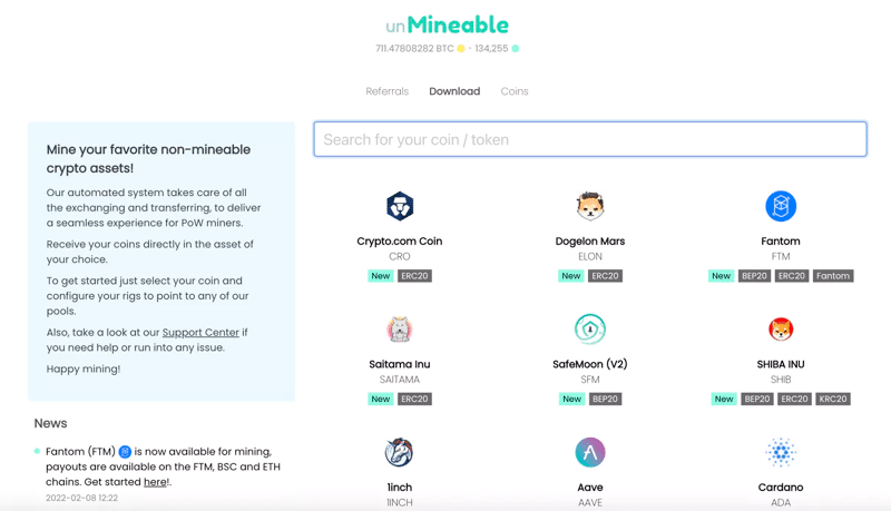 Start Mining Nearly Any Crypto Coin with unMineable on Windows PIC Computer