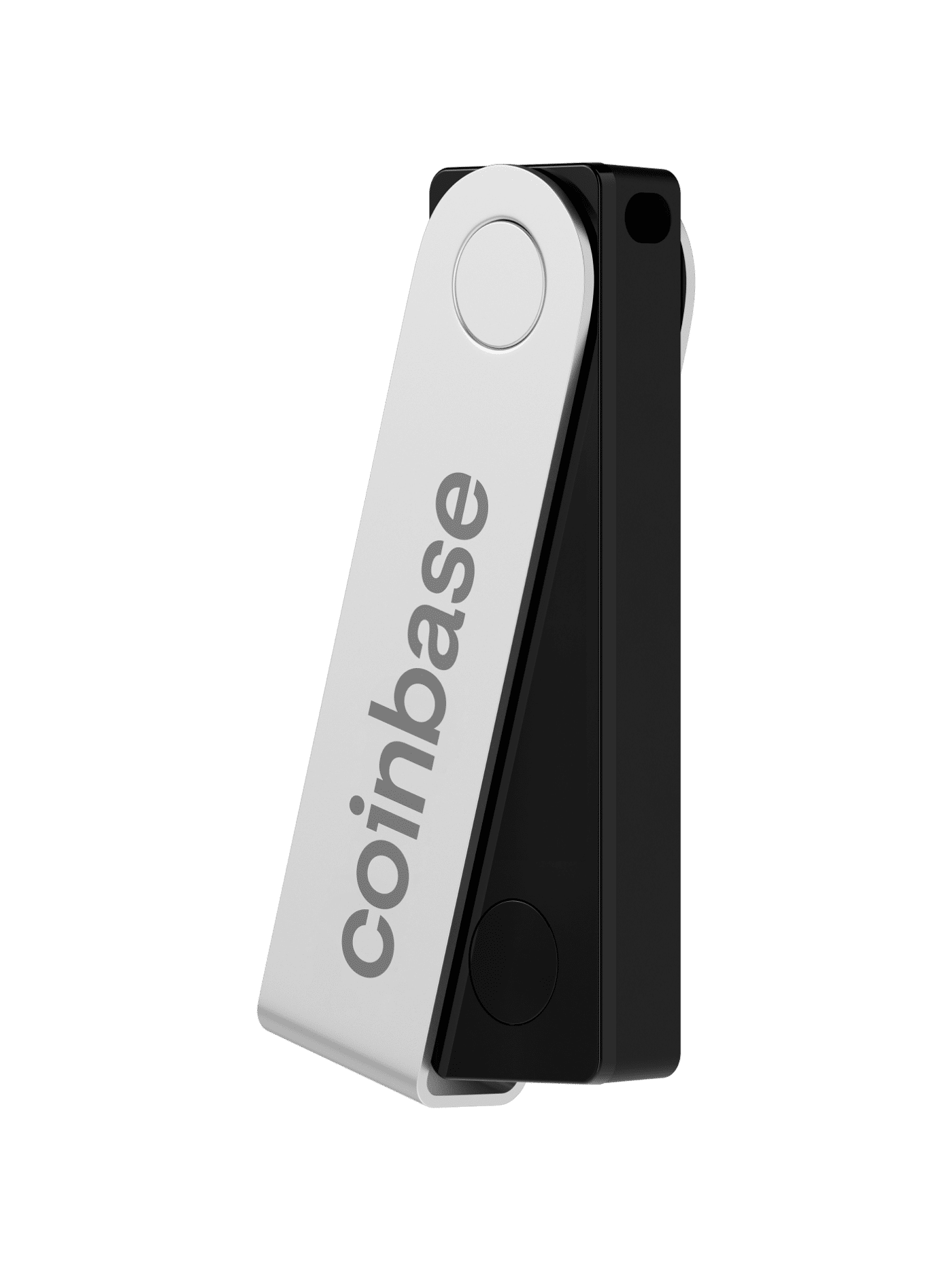 Ledger Coinbase EditionHardware wallet Side View - Shop Now