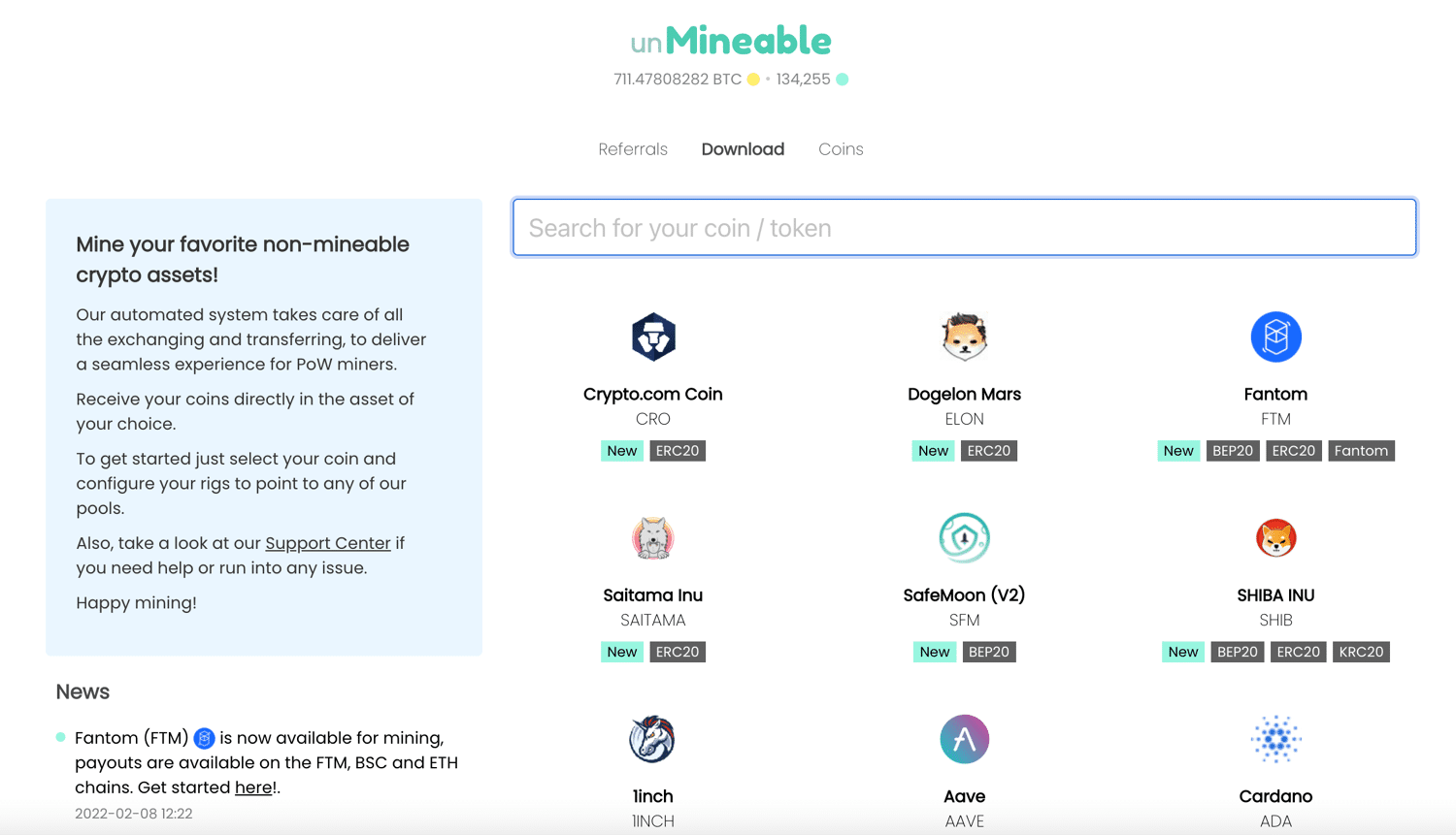 Start Mining Nearly Any Crypto Coin with unMineable